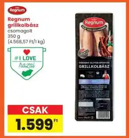Interspar Regnum Grillkolbász ajánlat