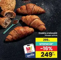 Interspar Csokis croissant ajánlat