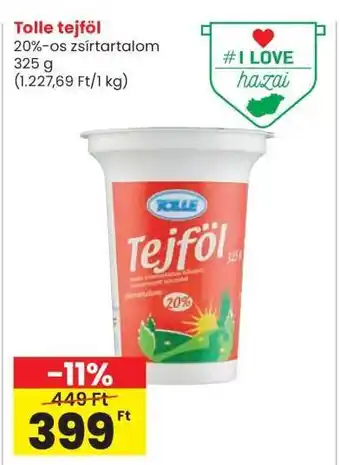 Interspar Tolle tejföl ajánlat