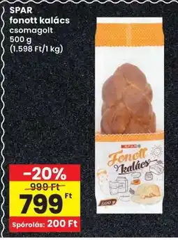 Interspar SPAR fonott kalács ajánlat