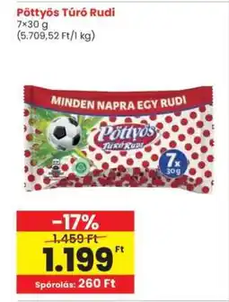 Interspar PÖTTYÖS Túró Rudi ajánlat