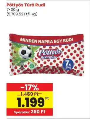 Interspar PÖTTYÖS Túró Rudi ajánlat