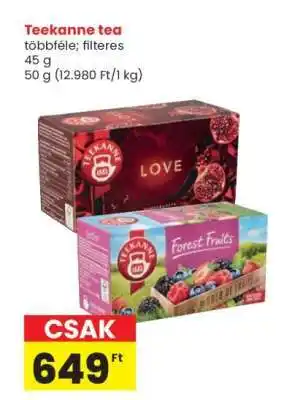 Interspar TEEKANNE TEA ajánlat