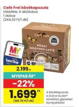 Interspar CAFE FREI Kávékapszula ajánlat