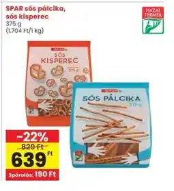 Interspar SPAR sós pálcika, sós kisperec ajánlat