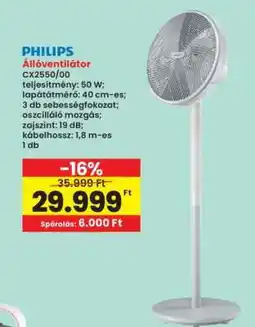 Interspar PHILIPS Állóventilátor ajánlat