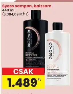 Interspar SYOSS Sampon / balzsam ajánlat