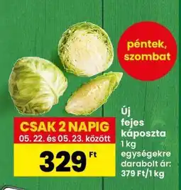 Interspar Új fejes káposzta ajánlat