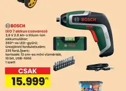 Interspar BOSCH IXO 7 akkus csavarozó ajánlat