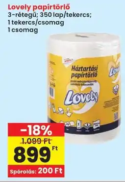 Interspar Lovely papírtörlő ajánlat