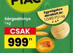 Interspar Sárgadinnye ajánlat