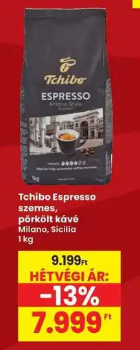 Interspar Tchibo Espresso szemes, pörkölt kávé ajánlat