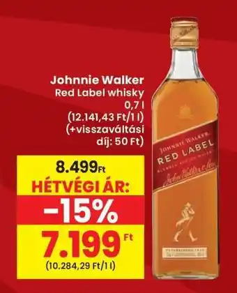 Interspar JOHNNIE WALKER Red Label Whisky ajánlat