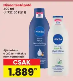 Interspar NIVEA testápoló ajánlat