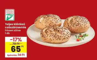 Interspar Teljes kiőrlésű császárzsemle ajánlat