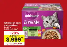 Interspar Whiskas 24 pack macskaeledel ajánlat
