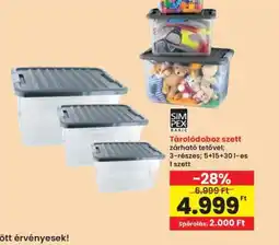 Interspar Tárolódoboz szett ajánlat