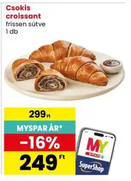 Spar Market Csokis croissant ajánlat