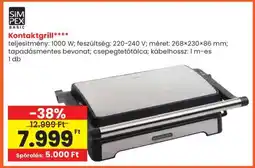 Spar Kontaktgrill ajánlat