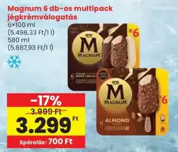 Spar Magnum 6 db-os multipack jégkrémválogatás ajánlat