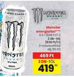 Spar MONSTER Energiaital ajánlat