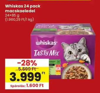 Spar Whiskas 24 pack macskaeledel ajánlat