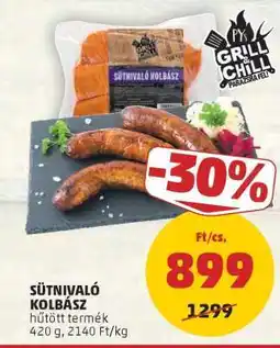 PENNY Sütnivaló Kolbász ajánlat