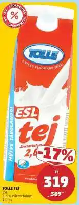 PENNY TOLLE TEJ ajánlat