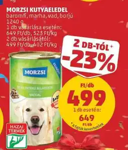 PENNY MORZSI KUTYAELEDEL ajánlat