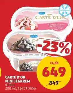 PENNY CARTE D’OR MINI JÉGKRÉM ajánlat