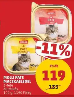 PENNY MOLLI PATE MACSKAELEDEL ajánlat