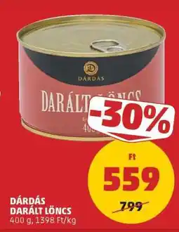 PENNY Dárdás Darált Löncs ajánlat