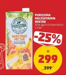 PENNY PURISSIMA MULTIVITAMIN NEKTÁR ajánlat