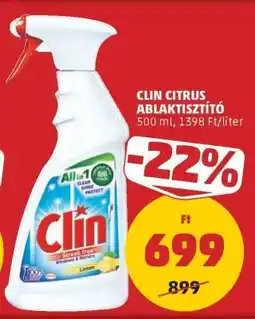 PENNY Clin Citrus Ablaktisztító ajánlat