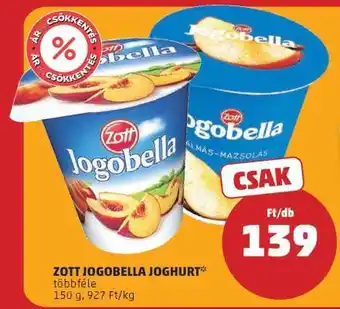 PENNY Zott Jogobella Joghurt ajánlat