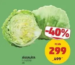 PENNY Jégsaláta ajánlat