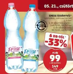 PENNY Emese ásványvíz ajánlat