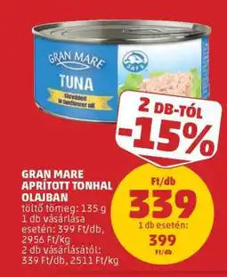 PENNY GRAN MARE APRÍTOTT TONHAL OLAJBAN ajánlat