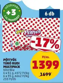 PENNY Pöttyös Túró Rudi Multipack ajánlat