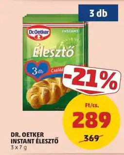 PENNY Dr. Oetker Instant Élesztő ajánlat