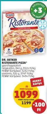 PENNY DR. OETKER Ristorante pizza ajánlat