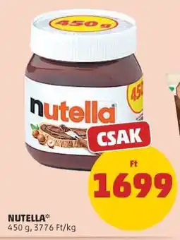 PENNY Nutella ajánlat