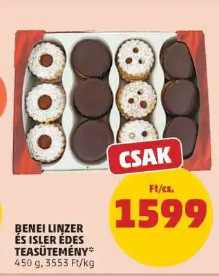 Benei Linzer és Isler Édes Teasütemény