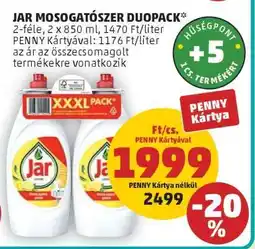 PENNY JAR Mosogatószer Duopack ajánlat