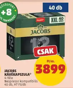 PENNY Jacobs kávékapszula ajánlat