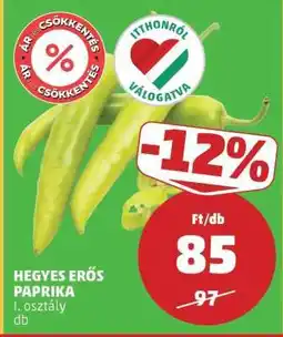PENNY Hegyes erős paprika ajánlat