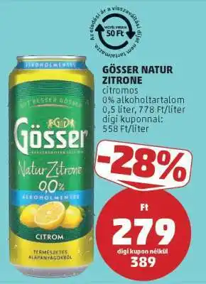 PENNY GÖSSER Natur Zitrone ajánlat