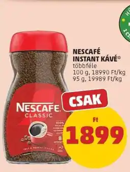 PENNY NESCAFÉ﻿﻿ Instant kávé ajánlat