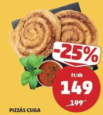PENNY Pizzás csiga ajánlat