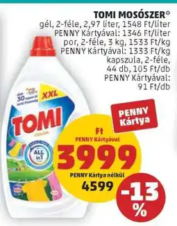 PENNY TOMI MOSÓSZER ajánlat